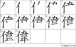 Stroke Order Diagram