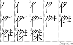 Stroke Order Diagram