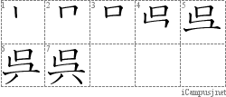 Stroke Order Diagram