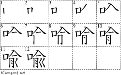 Stroke Order Diagram