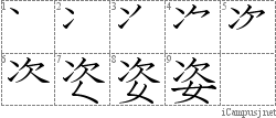 Stroke Order Diagram