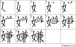 Stroke Order Diagram