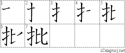 Stroke Order Diagram