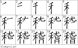 Stroke Order Diagram