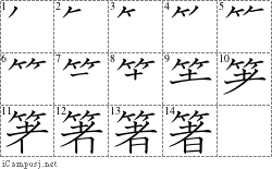 Stroke Order Diagram