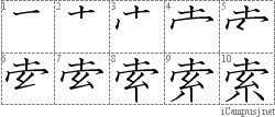 Stroke Order Diagram