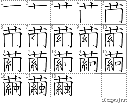 Stroke Order Diagram