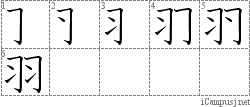 Kanji Stroke Order Diagram